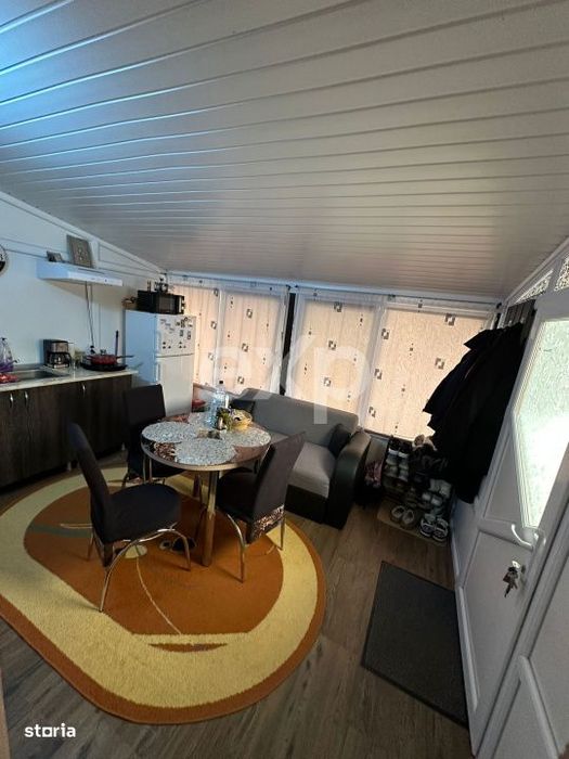 Teren 445 cu fundatie de casa mare + o Casuta locuibila moderna de 2 c