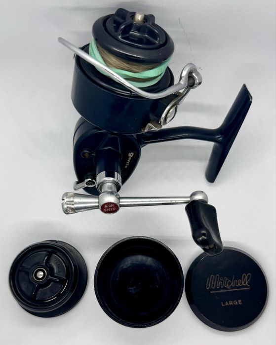 2 mulinete: Mitchell Made in France + Shimano Quick Fire II 3000