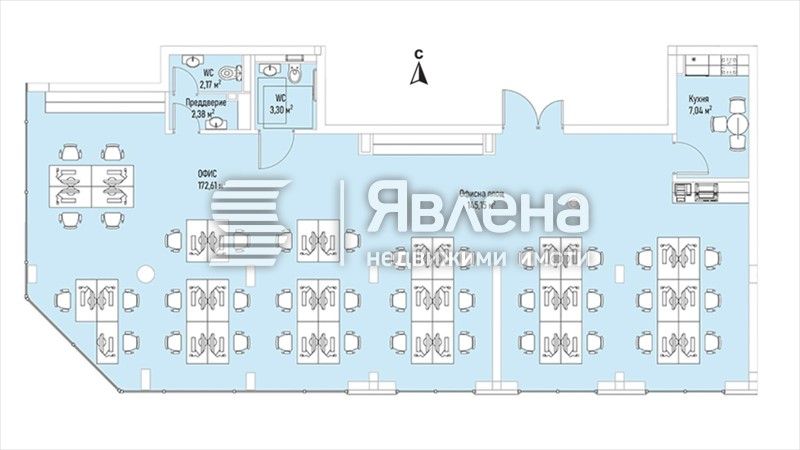 Продава се Офис в София, Лозенец - 210 кв.м за 3498 €/кв.м - Снимка #2