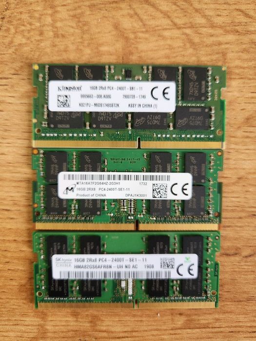 Ddr4 16-32gb

DDR4  8gb  25$

DDR4 16gb 50$

DDR4 32gb 100$