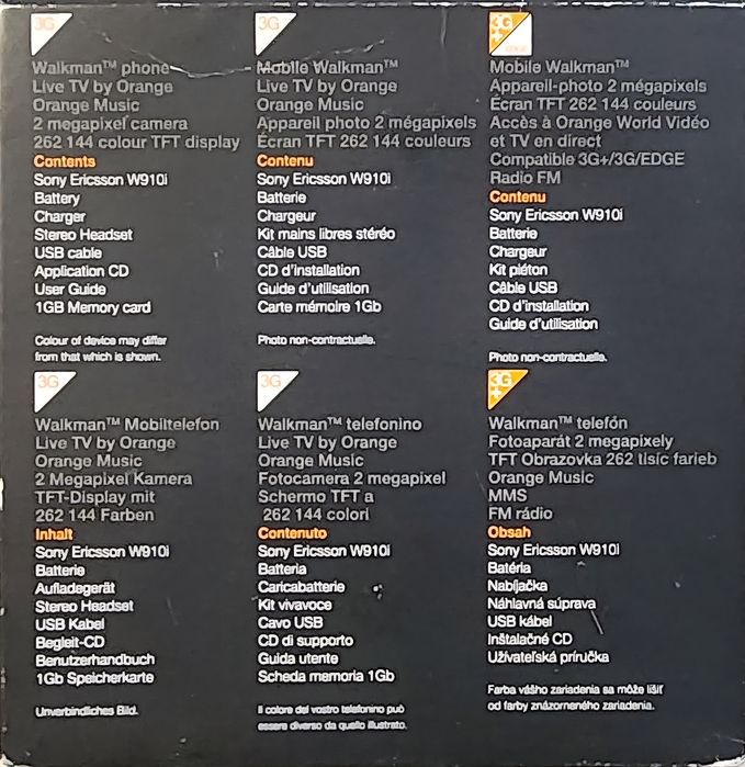Sony Ericsson W910i (NOU)