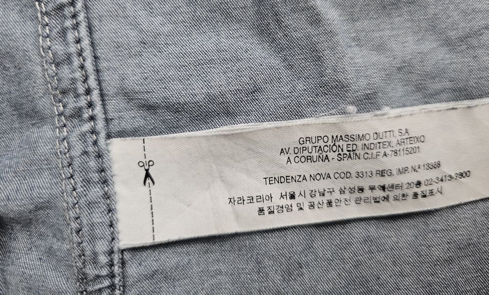 Cămașă damă denim Massimo Dutti