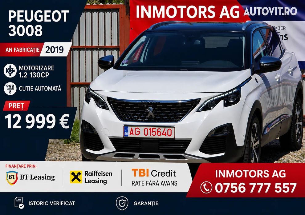 Peugeot 3008 CROSSWAY / Full Led / Distronic / Panoramic / Focal / Euro 6 /Garantie