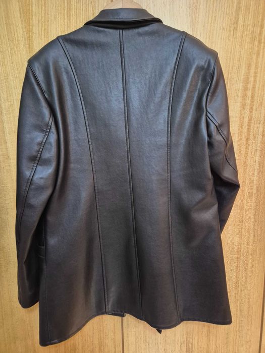 Дамско кожено манто