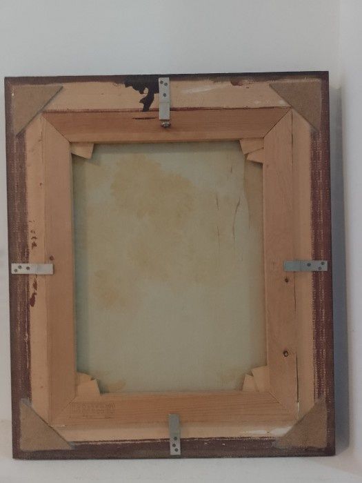 Ulei pe pânză o lucrare semnata de o foarte bună calitate încadrata în