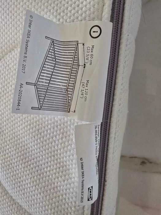 Матрак с пяна за бебешко креватче(с протектор)