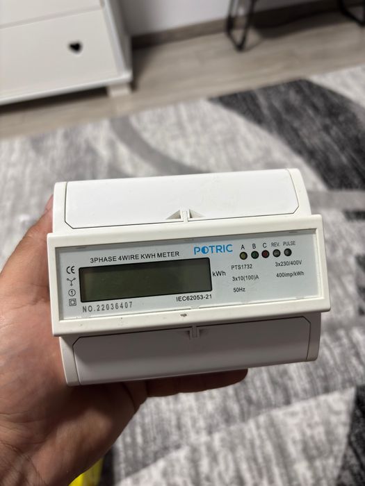 Potric – Contor sina trifazat PTS1732E / 3×10-100A (digital