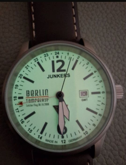 Ceas Junkers Berlin Tempelhof  Carcasa titan– Ediție Specială