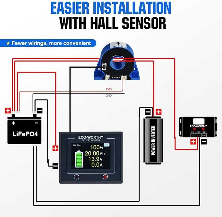 Battery monitor 10-100v