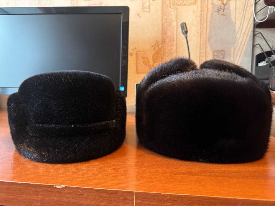 норковая шапка б/у