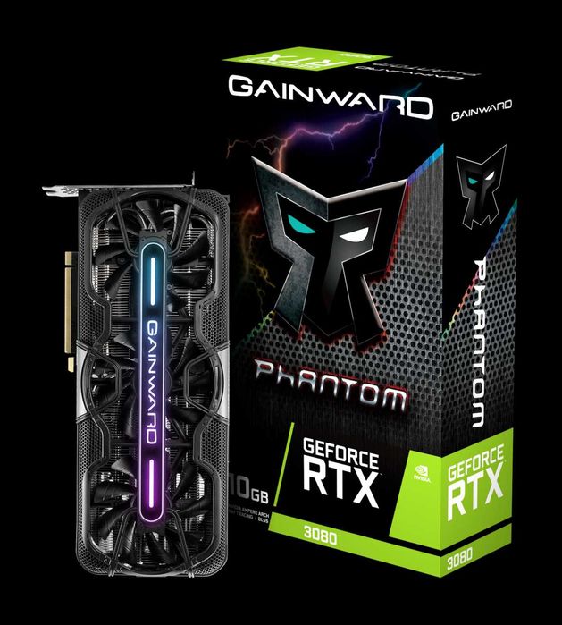 GAINWARD RTX 3080 Phantom – 10GB, Кутия, 2 броя