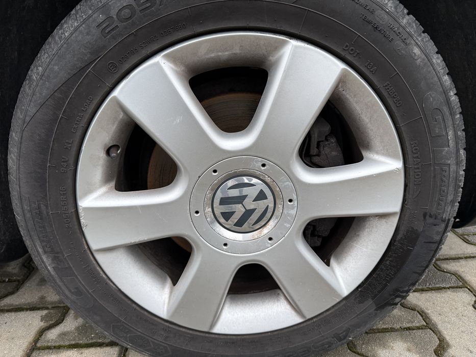 4бр. ОТЛИЧНИ 16” ОРИГИНАЛНИ Джанти 5х112 за -VW/SKODA/SEAT/AUDI/VAG- 6,5Jx16H2, ET50