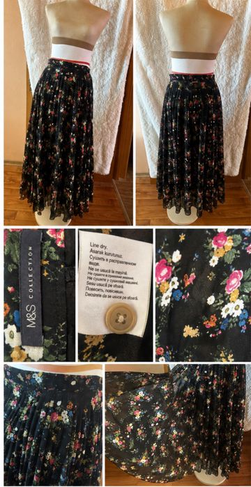 Юбка макси плиссе M&S