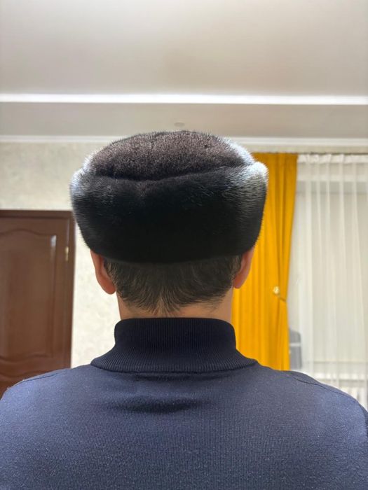 Норковая шапка стильная бөрік