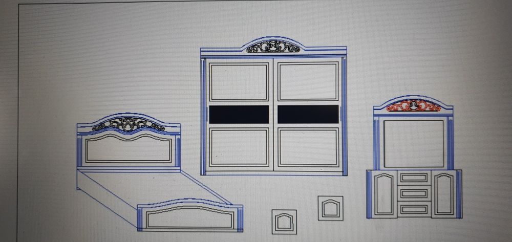 Mebel, MDF eshik, sandiq, patalok chizmalari sotiladi