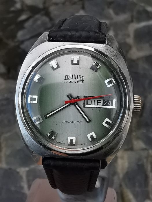 Ceas Tourist Calendar - Manual - 36 mm - Funcționează excelent!