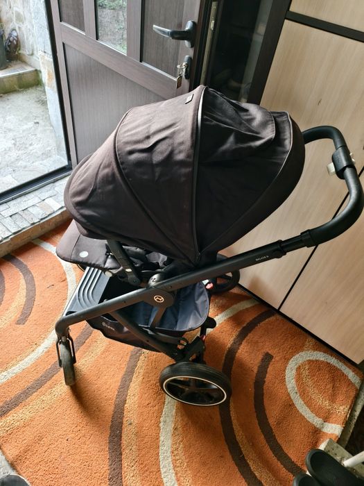 Продавам детска количка CYBEX  BALIOS S LUX BLK 3в1 MOON BLACK
