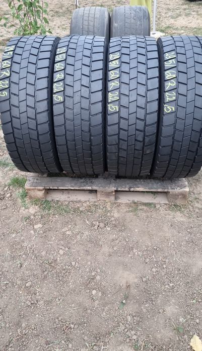 4 Anvelope Semperit 295/60 R22.5 (Tractiune) Impecabile DOT4423