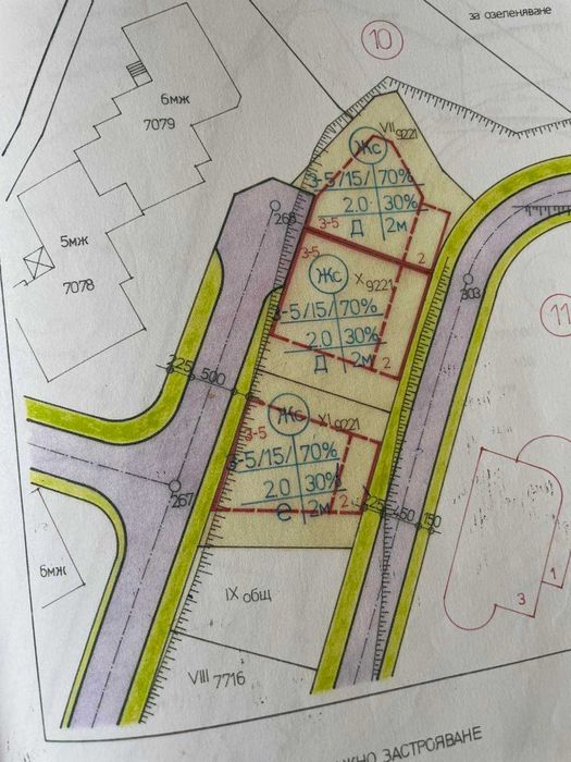 продавам парцел 465м2