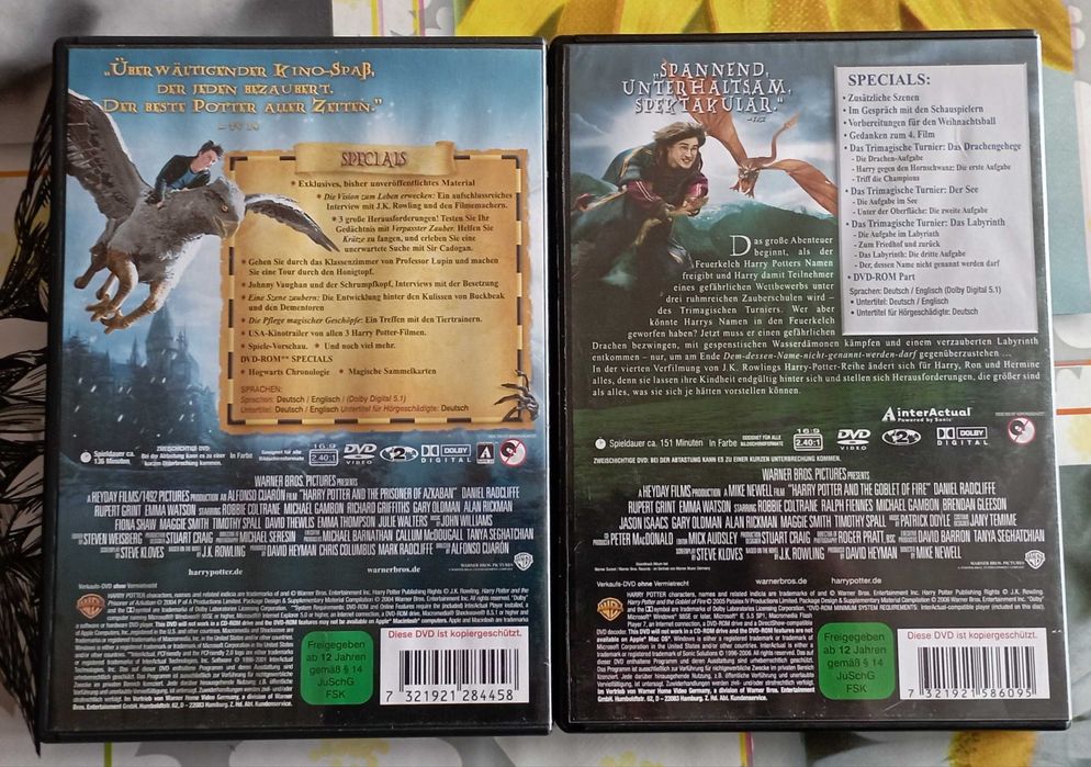 Harry Potter DVD disc