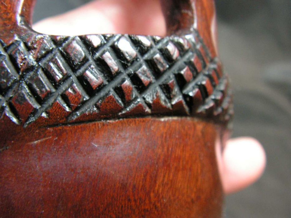 Дърворезба -  африканска женска глава с гривна от абанос за подарък