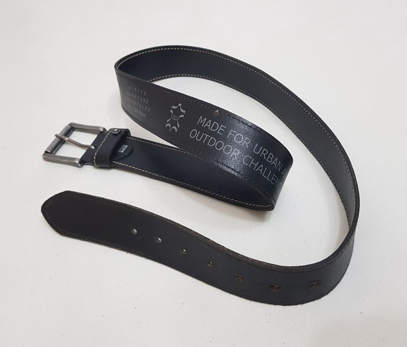 Curea CHAMEL Active, centura reglabilă din piele naturală, max 105 cm