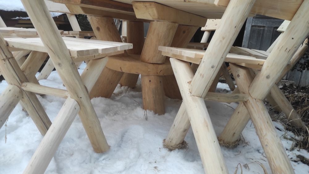 Masa lemn masiv rustica