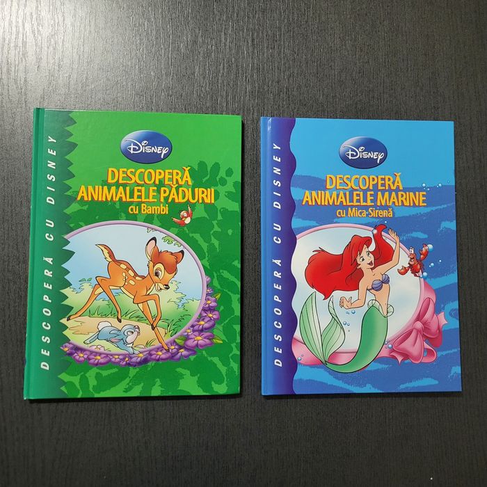 Lot 2 cărți Descoperă Animalele Marine si Descopera Animalele din padu