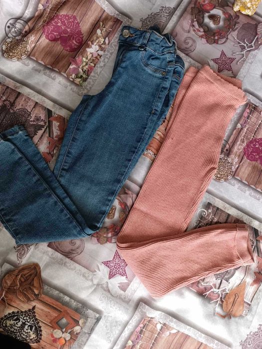 панталони, долници с вата за момиче 122/128 рр