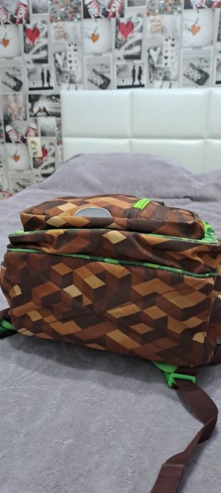 Ученическа раница на МАЙНКРАФТ- КУЛПАЧ