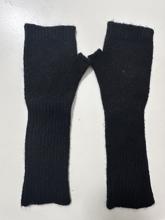 Дамски ръкавици Zara черни 5% вълна