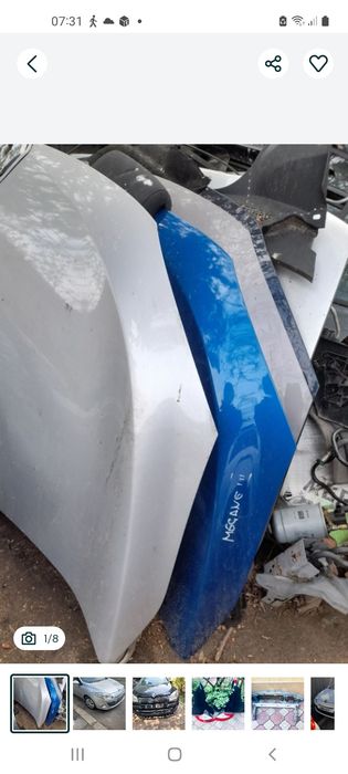 Megane 3 capota facelift si alte piese