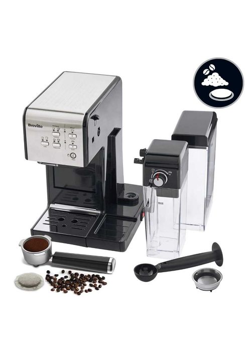 Еспресомашина Breville и кафемелачка Krups