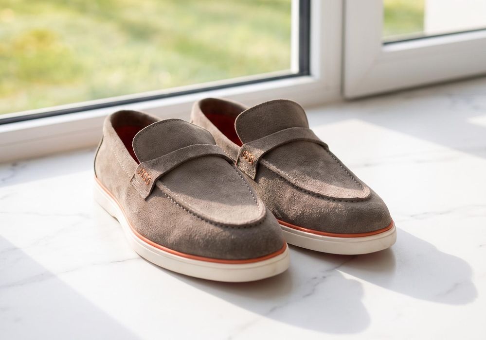 Mocasini Hermes Piele Întoarsă - Full Box