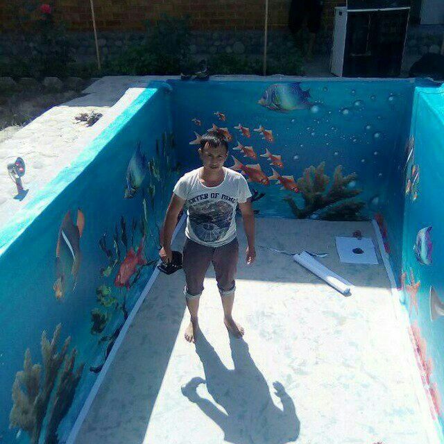 Банер установка басен ,сетка установка