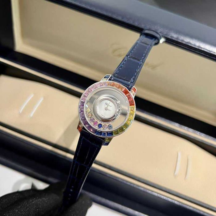 Кварцов дамски часовник Chopard Happy Diamonds