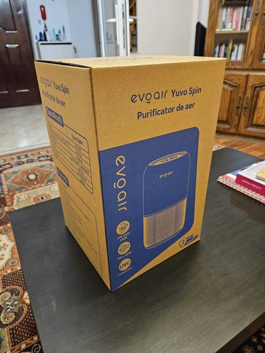 Purificator de aer Evoair Lampa UV, Filtru Hepa, Functie Polen/Animale
