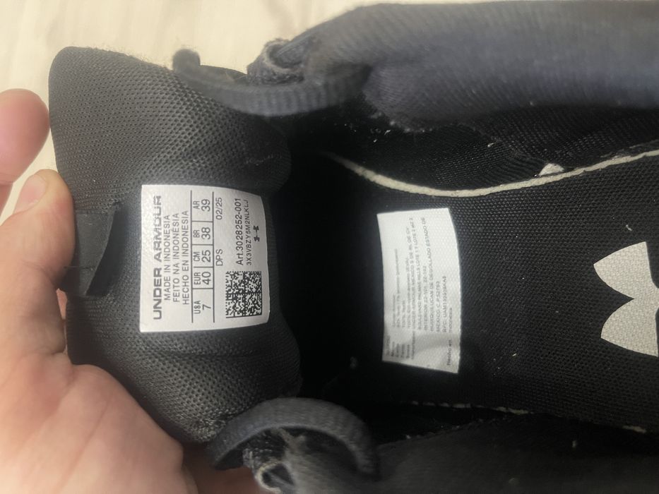 Under Armour кроссы