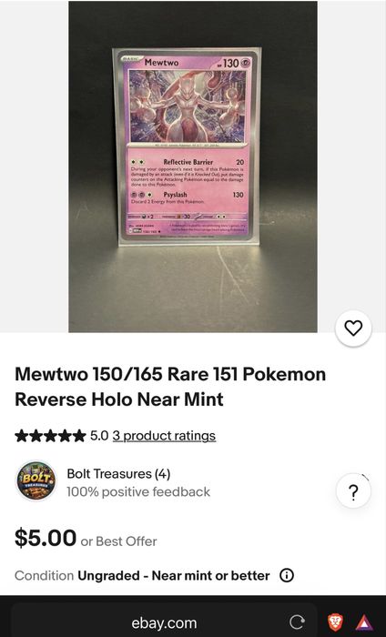 Pokemon cards Mewtwo collection