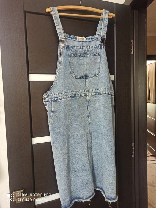 Джинсовый сарафан 56-58 размер