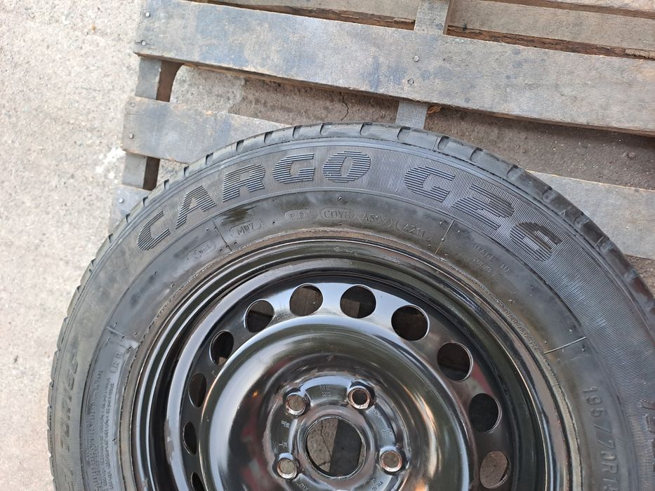 1бр. РЕЗЕРВНА 15" 5Х112 с Бусова 195 70 15C Бус VW T4