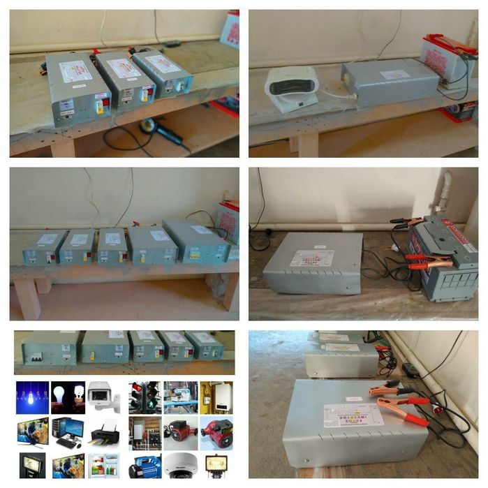 Инвертор 12v+24v=220v Юпс