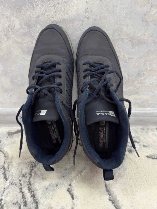 Мужская большая черная обувь \ спортивная