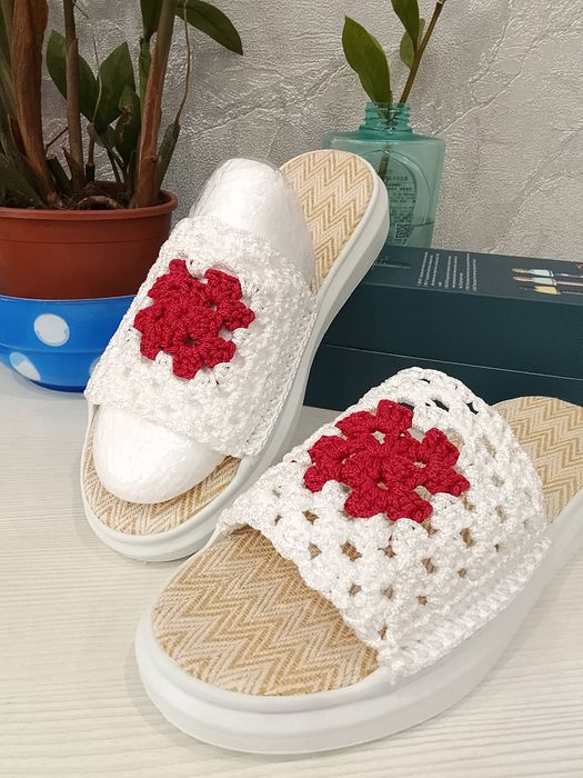 Тапочка белый цвет