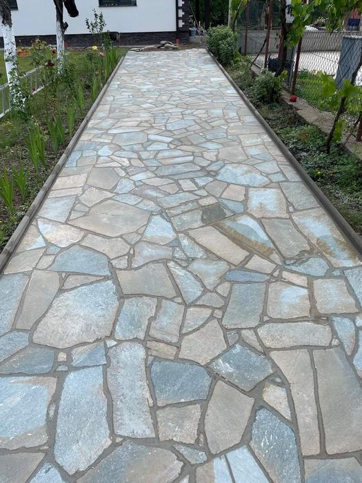 Piatra naturala de munte, montaj piatra, piatra decorativa