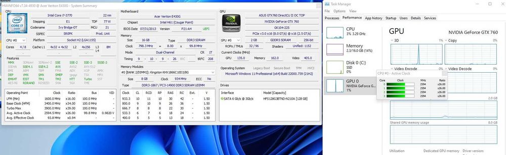 Asus GTX760 2Gb DDR5 OC