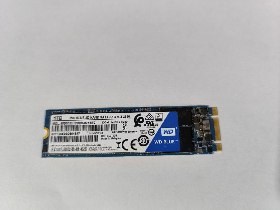 Wd blue 3D Nand SATA SSD M.2 2280 1 TB