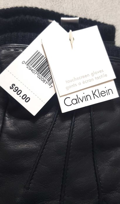 Нови кожени ръкавици  Calvin Klein