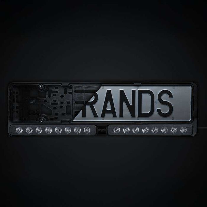 Поставка за номер с лед бар STRANDS