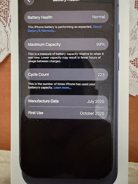 iPhone 17 256GB 99% Battery